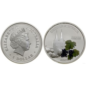 Australia, 1 dollar, 2007 P, Perth