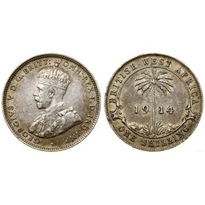 Brytyjska Afryka Zachodnia, 1 szyling, 1914