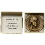 United States of America (USA), Presidents of the United States - James Madison, 1962, Medallic Art Co.