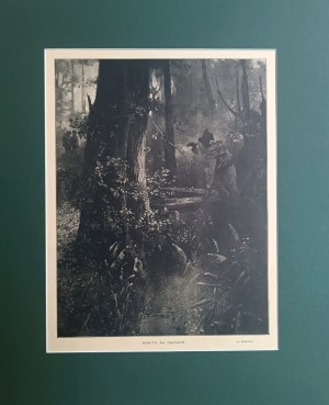Piotr Stachiewicz (1858 - 1938), Na czatach, 1884