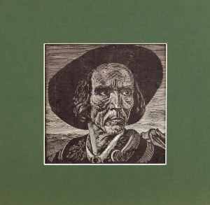 Władysław Skoczylas (1883 Wieliczka - 1934 Warszawa), Głowa junaka, 1919 r.