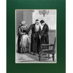 Elwiro Michał ANDRIOLLI (1836-1893), Frejda hamująca gniew Saula, z Meir Ezofowicz, drzeworyt 1878
