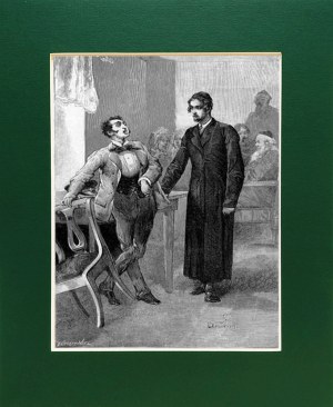 Elwiro Michał ANDRIOLLI (1836-1893), Meir i Leopold z Meir Ezofowicz, drzeworyt 1878