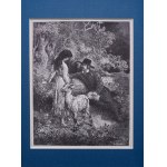 Elwiro Michał ANDRIOLLI (1836-1893), Meir i Golda z kozą, 1888 z cyklu Meir Ezofowicz