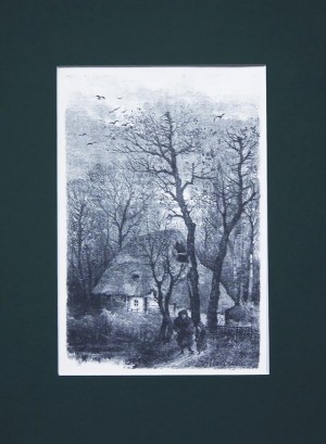 Michał Pociecha(1852-1908), Wiejska chata,1881