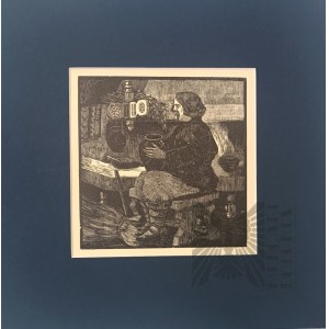 Stanisław JAKUBOWSKI (1885–1964), The Gods of the Slavs—Simargl, 1933
