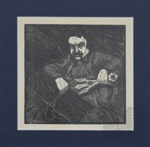 Stanisław JAKUBOWSKI (1885-1964), Perun - z teki „Bogowie Słowian”, 1933
