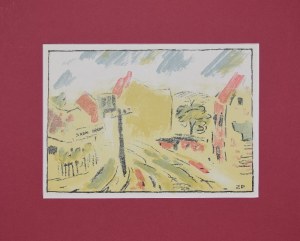 Zbigniew Pronaszko(1885-1958), Ulica w Suchej,1928