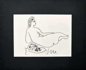 Pablo Picasso (1881-1973), Z cyklu „Le Déjeuner sur l’herbe” ( Obiady na trawie), Wariacje na temat „Śniadanie na trawie” E. Maneta, 1962