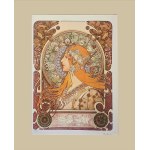 Alfons Maria Mucha (1860 - 1939), z serii: Zodiak La Plume