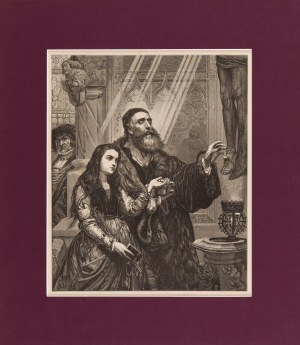 Jan MATEJKO (1838-1893), Wit Stwosz prowadzony przez wnuczkę