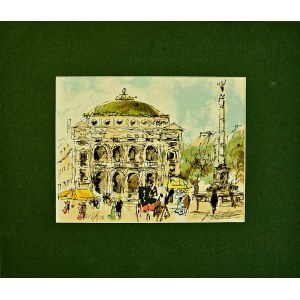 Urbain Huchet (1930 - 2014), Paryż, Plac de la Opera, 1977