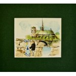 Urbain Huchet (1930 - 2014), Paryż, Zakochani na tle Notre Dame, 1977