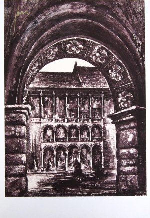 Jan Kulikowski (1914-1995), Kraków Wawel, 1977