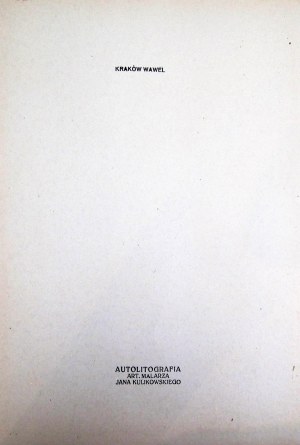 Jan Kulikowski (1914-1995), Kraków Wawel, 1977