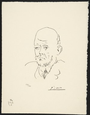 Pablo PICASSO (1881 - 1973), Portret Vollarda III z cyklu Suita Vollarda, 1973