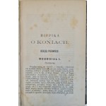 DOROHOSTAJSKI Krzysztof - HIPPIKA, ovvero IL LIBRO SUI CAVALLI. Sigla: sigillo araldico RADZIC. Edizione del 1861. ILLUSTRAZIONI