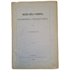 MARCIN KRÓL OF PRZEMYŚL - PRACTICAL GEOMETRY, 1895 edition