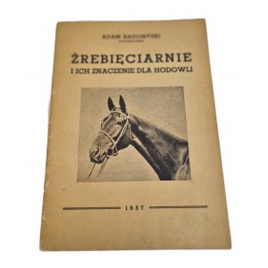 RADOMYSKI, Adam - FOALING STALLS AND THEIR IMPORTANCE FOR BREEDING. 1937 edition. Illustrations