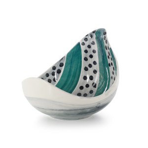 Designed by Wit PŁAŻEWSKI (1932–2004), Fruit Basket, Model 300, Włocławek Faience Works