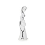 Designed by Zbigniew ŚLIWOWSKA-WAWRZYNIAK (1931–2003), Figurine “Lady with a Basket” / “Mushroom Picker,” ZPS “Ćmielów”