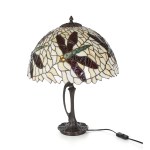 Stained-glass lamp