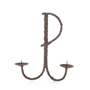 Metalwork Wall Sconce (Fighting Poland)