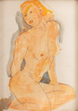 Joachim Weingart (1895 Drohobycz - 1942 Auschwitz), Akt kobiecy, lata 20.-30. XX w.