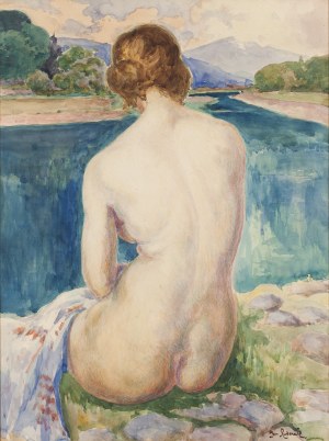 Jan Rubczak (1884 Stanisławów - 1942 Auschwitz), Akt nad rzeką