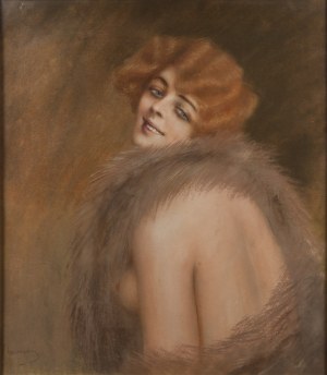 Tekla Michalina Nowicka-Kwiatkowska (1877 Warszawa - 1932 Warszawa), Półakt