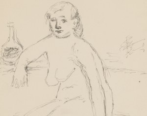 Jan Cybis (1897 Wróblin - 1972 Warszawa), Akt siedzący, 1939