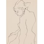 Andrzej Jurkiewicz (1907, Tłumacz – 1967, Warsaw), Nude (Croquis), 1954