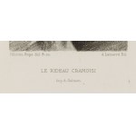 Felicien Rops (1833 Namur – 1898 Essonnes), Le rideau cramoisi from the series *Les Diaboliques*, 1886