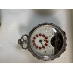 Lot of 21 vintage pocket watches from various periods, accompanied by a decorative chatelaine