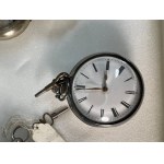 Lot of 21 vintage pocket watches from various periods, accompanied by a decorative chatelaine