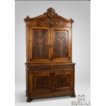 Double-body sideboard in carved walnut - Barocchetto style - 19th century