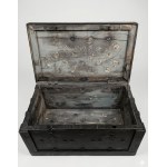 Monumental Wrought-Iron "Travel Safe" Chest - Gothic Style