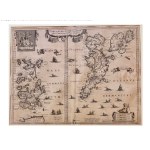 Antique Map - ORKNEY AND SHETLAND ISLANDS - Rare Original Engraving from ca. 1630 - MERCATORE / HONDIUS