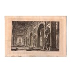 Luigi Rossini (1790–1857) — "Interior View of the Basilica of St. John Lateran" — circa 1830