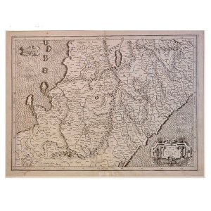 Map by Gerardo Mercatore - Abruzzo and Terra di Lavoro - Rare Original 16th-Century Map