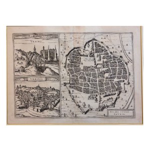 Map: View of VENICE - The Marriage of the Sea with the Bucintoro - Rare Original Engraving from ca. 1750 - Marcantonio DAL RE