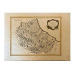 Antonio Zatta (active in Venice between 1757 and 1797). Antique Map - ULTERIOR ABRUZZO - Original from 1783 - Antonio ZATTA (after Rizzi Zannoni) - Watercolor