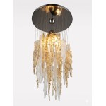 "Cascade" wall lamp by Carlo Nason for Mazzega, made of Murano glass, 1970s