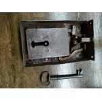 Set of four antique wrought-iron mortise locks, 18th–19th century