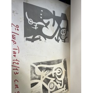 Joan Miro Georges Rouault e altri Lotto di prove di stampa litografica su carta di grande formato