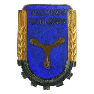 PRL, Odznaka Wzorowy Silnikowy wz. 1953. Rzadka (256)