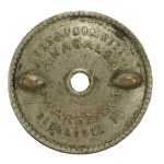 Second Polish Republic, Badge and First Prize of the Pinsk Flotilla, 1928. Nagalski (223)