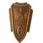 Badge with certificate Exemplary Driver, 2nd Class, No. 8, from 1949 (227) (227)