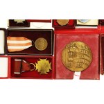 People's Republic of Poland, Set of decorations from a single person. A total of 11 decorations and 2 medals (314)