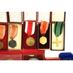 People's Republic of Poland, Set of decorations from a single person. A total of 11 decorations and 2 medals (314)